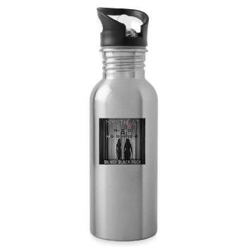 Raised in Monochrome official Cover - Water bottle with straw - silver - Right