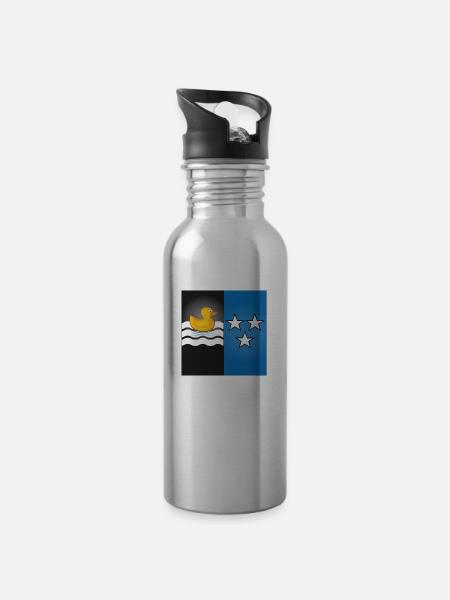 Argovie Natation - Gourde avec paille intégrée - argent clair