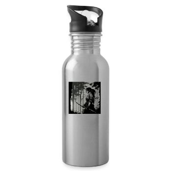 The Ninja´s job - Trinkflasche mit integriertem Trinkhalm - Lightsilver - Rechts