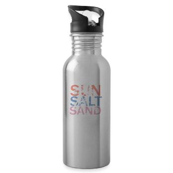 Sun Salt Sand - Trinkflasche mit integriertem Trinkhalm - Lightsilver - Rechts