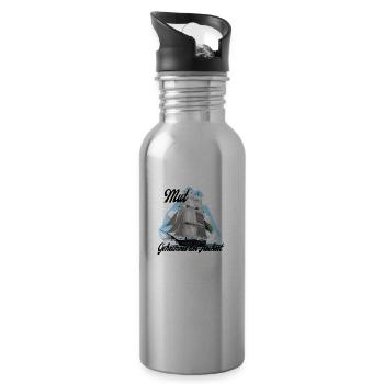 Sailor - Trinkflasche mit integriertem Trinkhalm - Lightsilver - Rechts