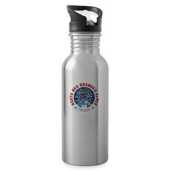 Route des Grandes Alpes V4 - Trinkflasche mit integriertem Trinkhalm - Lightsilver - Rechts