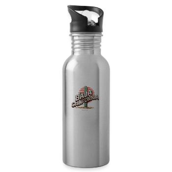 Baja Breeze Adventure - Water bottle with straw - silver - Right