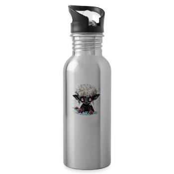 Black sheep - Water bottle with straw - silver - Right