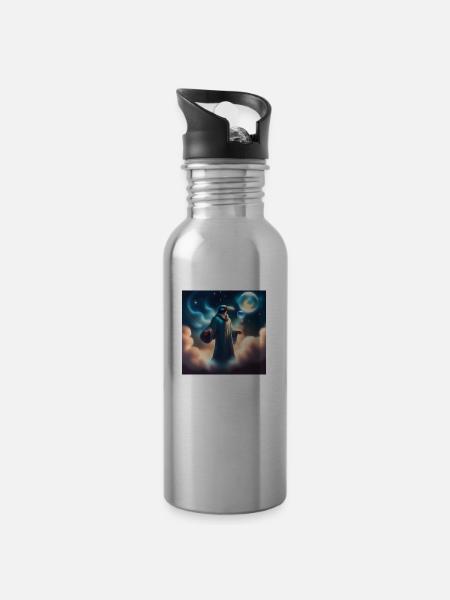 Jottudatoya ⚡️⚡️⚡️ - Trinkflasche mit integriertem Trinkhalm - Lightsilver