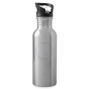 transformational change memory lane - Water bottle with straw - silver - Right