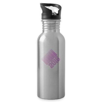 Eltern 2016 - Trinkflasche mit integriertem Trinkhalm - Lightsilver - Rechts