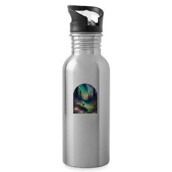 A Midsummer Night's Dream - Water bottle with straw - silver - Right