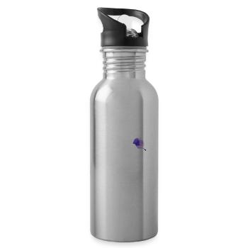 Put a cap on it - Water bottle with straw - silver - Right
