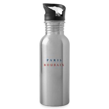 Paris Roubaix - Trinkflasche mit integriertem Trinkhalm - Lightsilver - Rechts