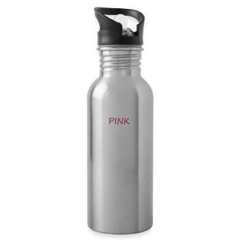 Dancing Dance Music - Trinkflasche mit integriertem Trinkhalm - Lightsilver - Rechts