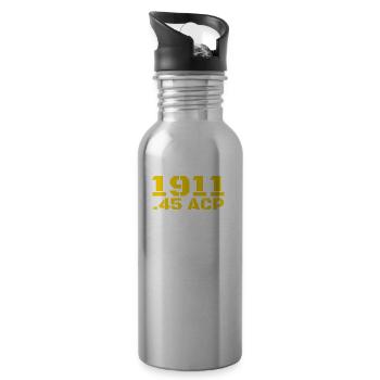 1911 Accessories 1911 .45 ACP Sport Shooting IPSC - Water bottle with straw - silver - Right