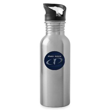 Alsace Galaxy - Water bottle with straw - silver - Right