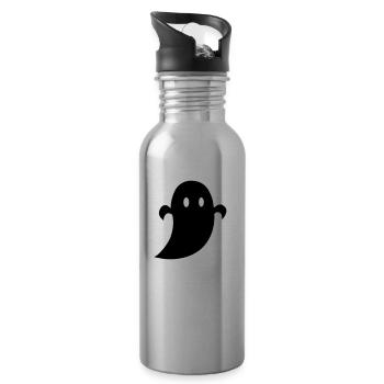 Geist - Trinkflasche mit integriertem Trinkhalm - Lightsilver - Rechts