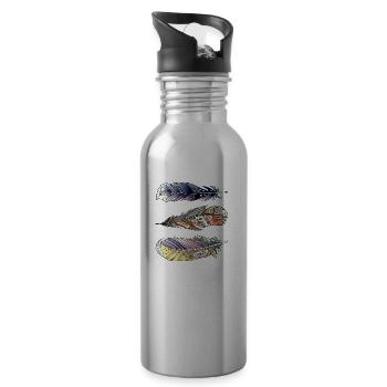 Pen - Water bottle with straw - silver - Right