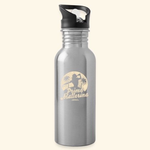 Prima Mallerina Mallorca T-Shirt Spruch - Trinkflasche mit integriertem Trinkhalm