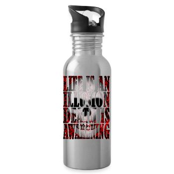 Life is an Illusion R6Z - Trinkflasche mit integriertem Trinkhalm - Lightsilver - Rechts
