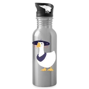 Là où les vents se rencontrent - Chinese Goose - Sans secte - Gourde avec paille intégrée - argent clair - Droite