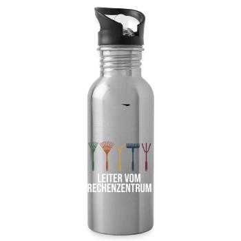 Welchen Teil Von Verstehst Du Nicht Programmierer - Trinkflasche mit integriertem Trinkhalm - Lightsilver - Rechts