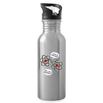 science - Water bottle with straw - silver - Right