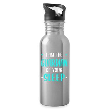 Anesthesia anesthetist saying anesthesia gift - Water bottle with straw - silver - Right