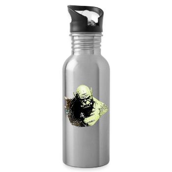 team horde - Water bottle with straw - silver - Right