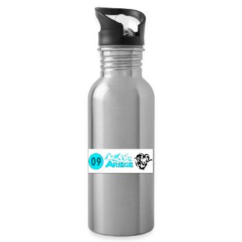ariège - Water bottle with straw - silver - Right