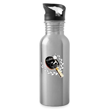 Table tennis - Water bottle with straw - silver - Right