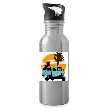 Ape - Water bottle with straw - silver - Right