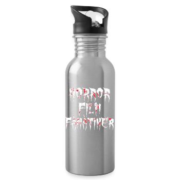 Movies Statement Theater Kinoabend Filme Streaming - Trinkflasche mit integriertem Trinkhalm - Lightsilver - Rechts