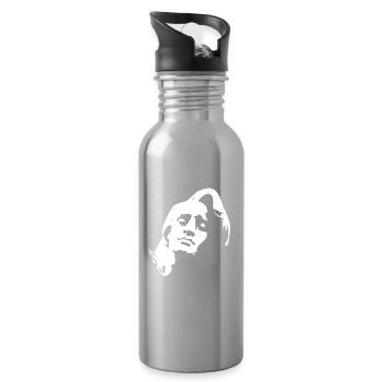 Chopin Frederic - Trinkflasche mit integriertem Trinkhalm - Lightsilver - Rechts