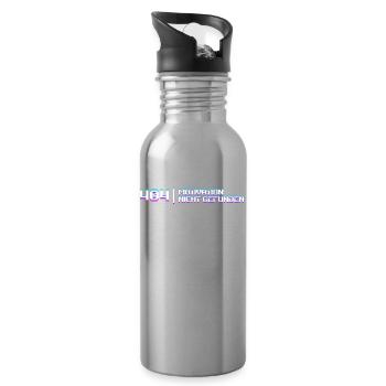 Developer Statement Coden Scripting Debug - Water bottle with straw - silver - Right