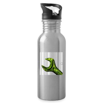 SPOT - SERVICE - Water bottle with straw - silver - Right