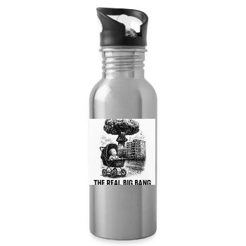 Brands - Water bottle with straw - silver - Right