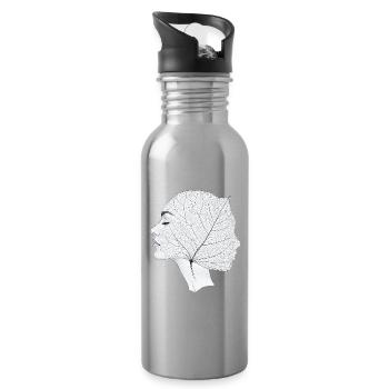 Natura to stan umysłu - Nature Mindset - Gourde avec paille intégrée - argent clair - Droite