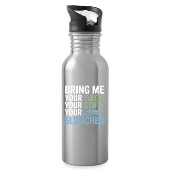 Zugelassener DC-Klinischer Muskuloskelettaler Spezialist - Trinkflasche mit integriertem Trinkhalm - Lightsilver - Rechts