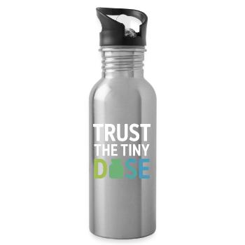 Homeopathy Trust The Tiny Dose Professional Gear  - Water bottle with straw - silver - Right