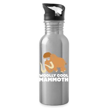 Mammoth - Water bottle with straw - silver - Right