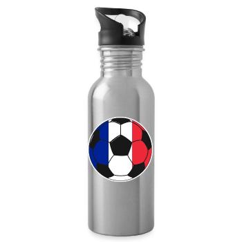 Football - Team France - Water bottle with straw - silver - Right