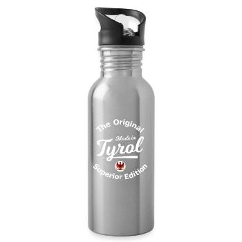 Tyrol Édition Originale Supérieure - Gourde avec paille intégrée - argent clair - Droite