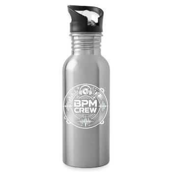 BPM Crew Soundwave - Trinkflasche mit integriertem Trinkhalm - Lightsilver - Rechts