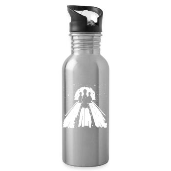Bowling - Water bottle with straw - silver - Right