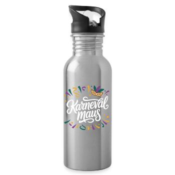 Carnival Mouse - Water bottle with straw - silver - Right