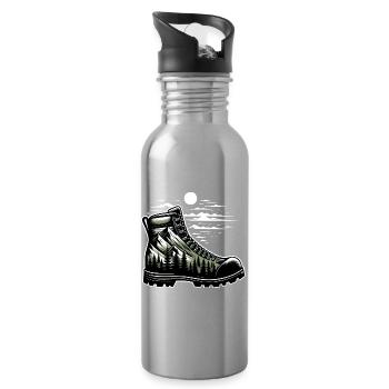 Hiking boots Mountain Trekkeur Randonneur - Water bottle with straw - silver - Right