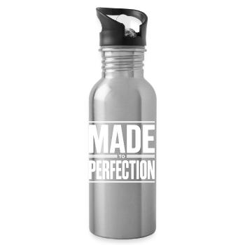 Made To Perfection Matured To Perfection Perfect - Water bottle with straw - silver - Right
