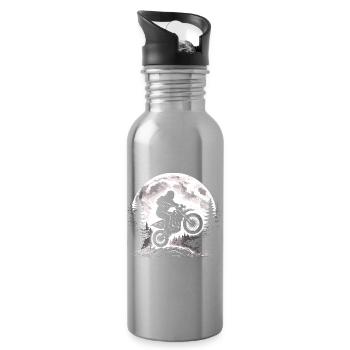 Bigfoot Motocross - Water bottle with straw - silver - Right