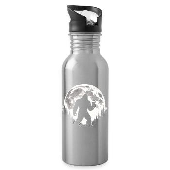 Bigfoot Eiscreme - Trinkflasche mit integriertem Trinkhalm - Lightsilver - Rechts
