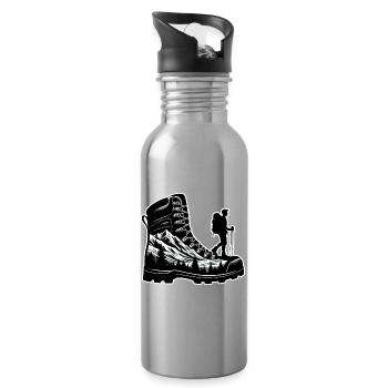 Hiking boots Mountain Trekkeur Randonneur - Water bottle with straw - silver - Right