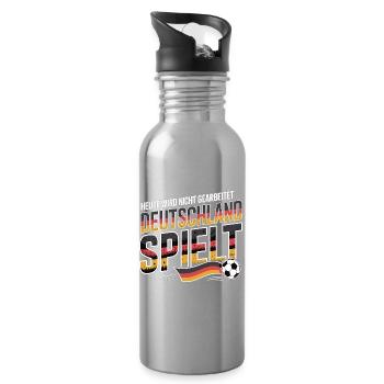 Germany Matchday Soccer Fan Soccer - Water bottle with straw - silver - Right