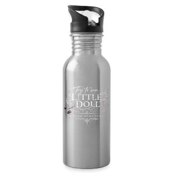 SmallDoll DarkRomance - Gourde avec paille intégrée - argent clair - Droite